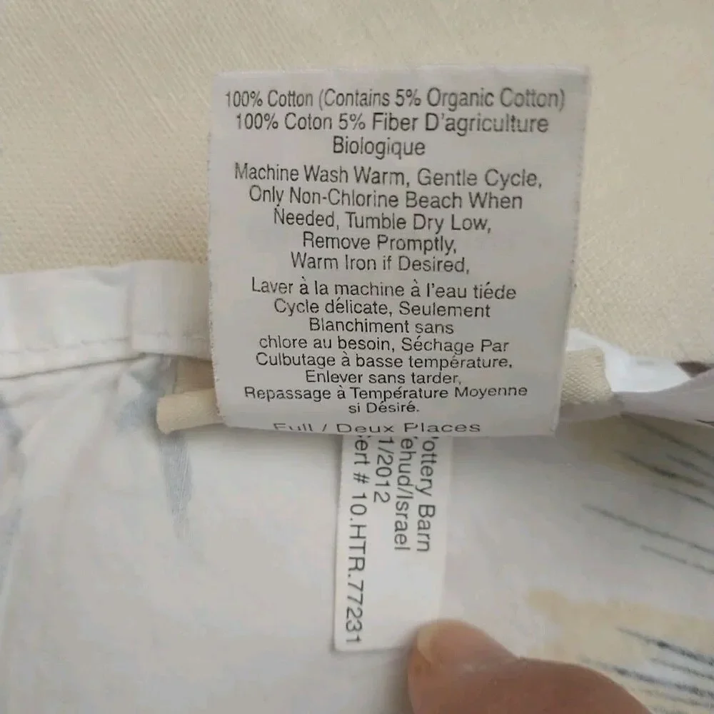 Pottery Barn good measurements